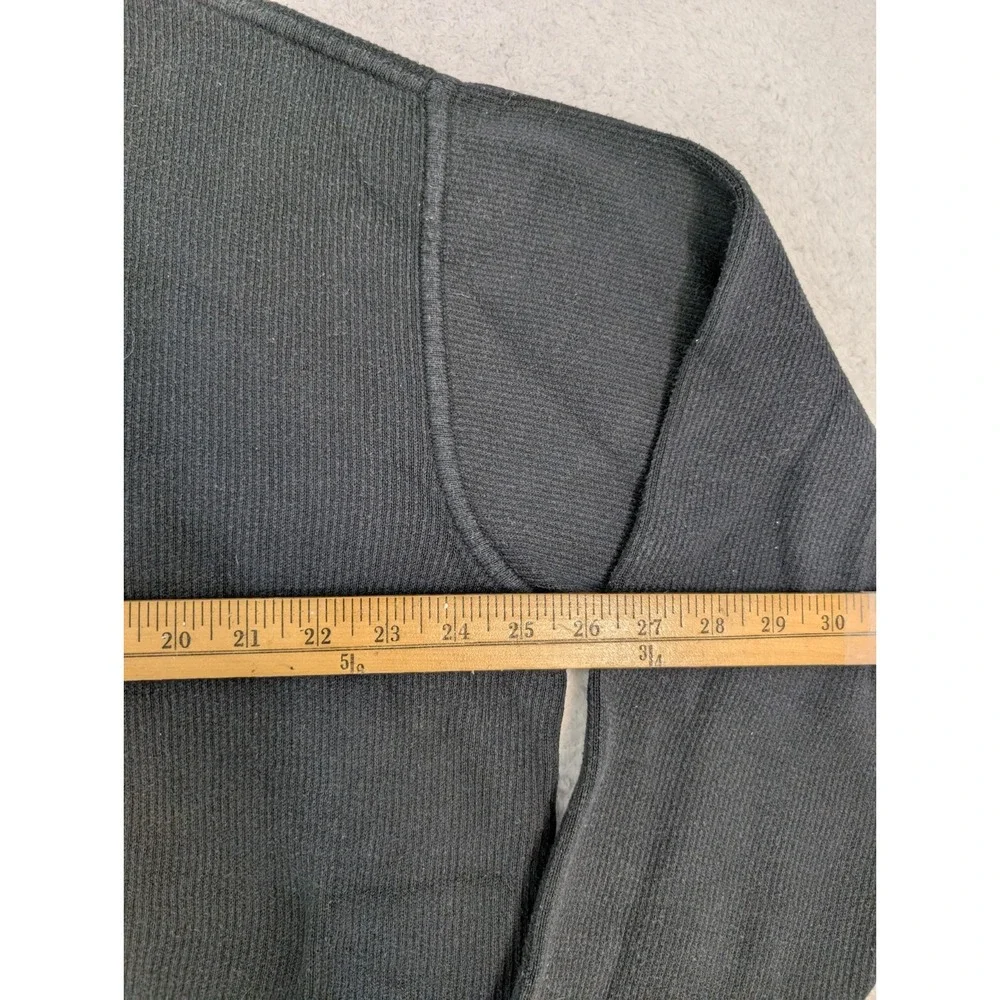 Ralph Lauren RLX Sweater Mens L Black‎ Vintage 1/4 Zip Premium Fabrics